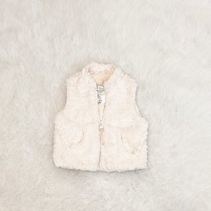 Girl fur vest
